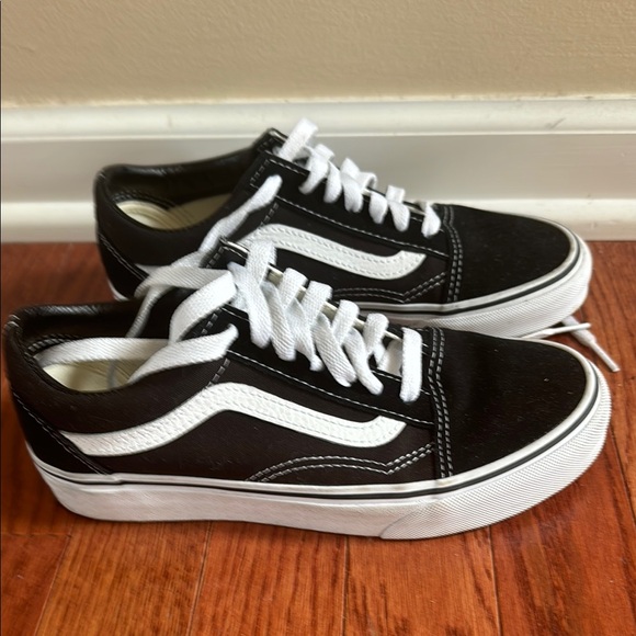 Vans Shoes - Vans Classic Black and White Skate Shoes